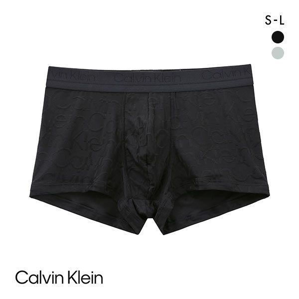 【送料無料】 カルバン・クライン Calvin Klein CK BLACK LOGO JAQUARD ローライズ トランク ボクサーパンツ メンズ