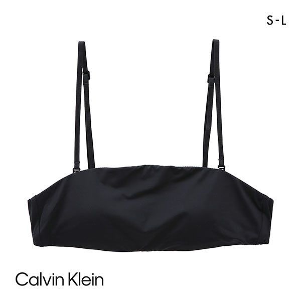 【送料無料】 カルバン・クライン Calvin Klein INTENSE POWER LIGHTLY LINED BANDEAU バンドゥ ブラ ノンワイヤー 単品